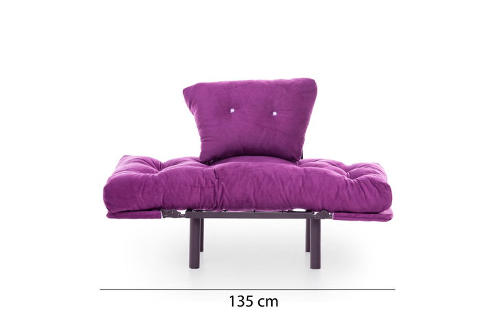 Atelier Del Sofa Nitta Single - Púrpura